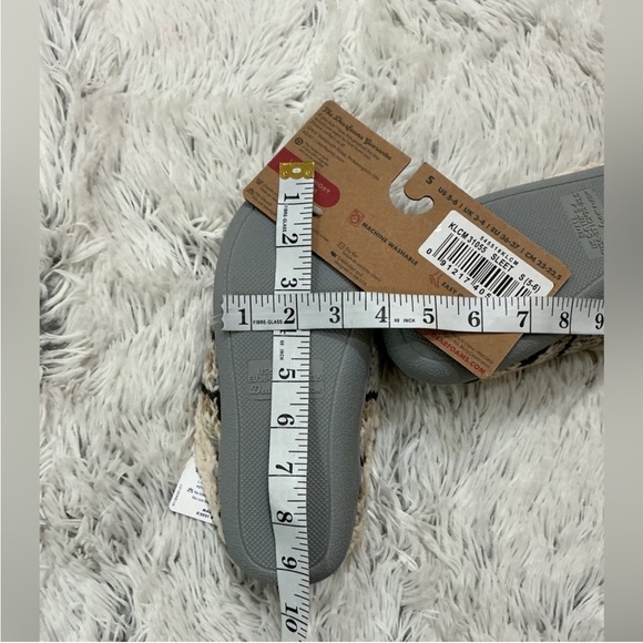 Dearfoams clog style indoor outdoor slip on slippers Woman’s S 5/6 - Picture 9 of 11